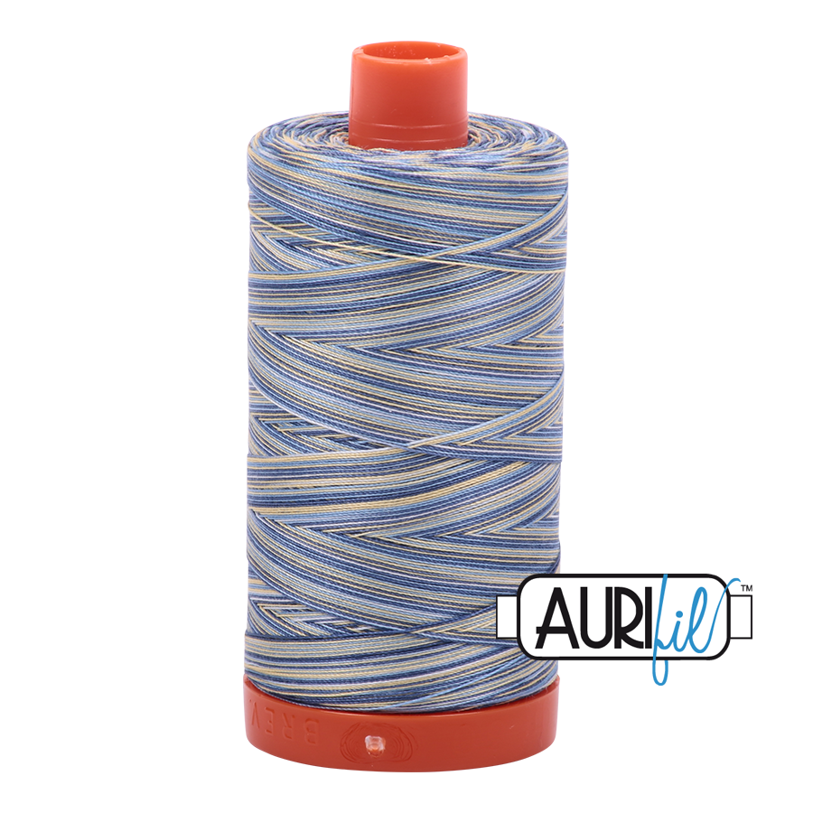 Aurifil 50wt 4649 Lemon Blueberry 100% puuvilla -ompelulanka