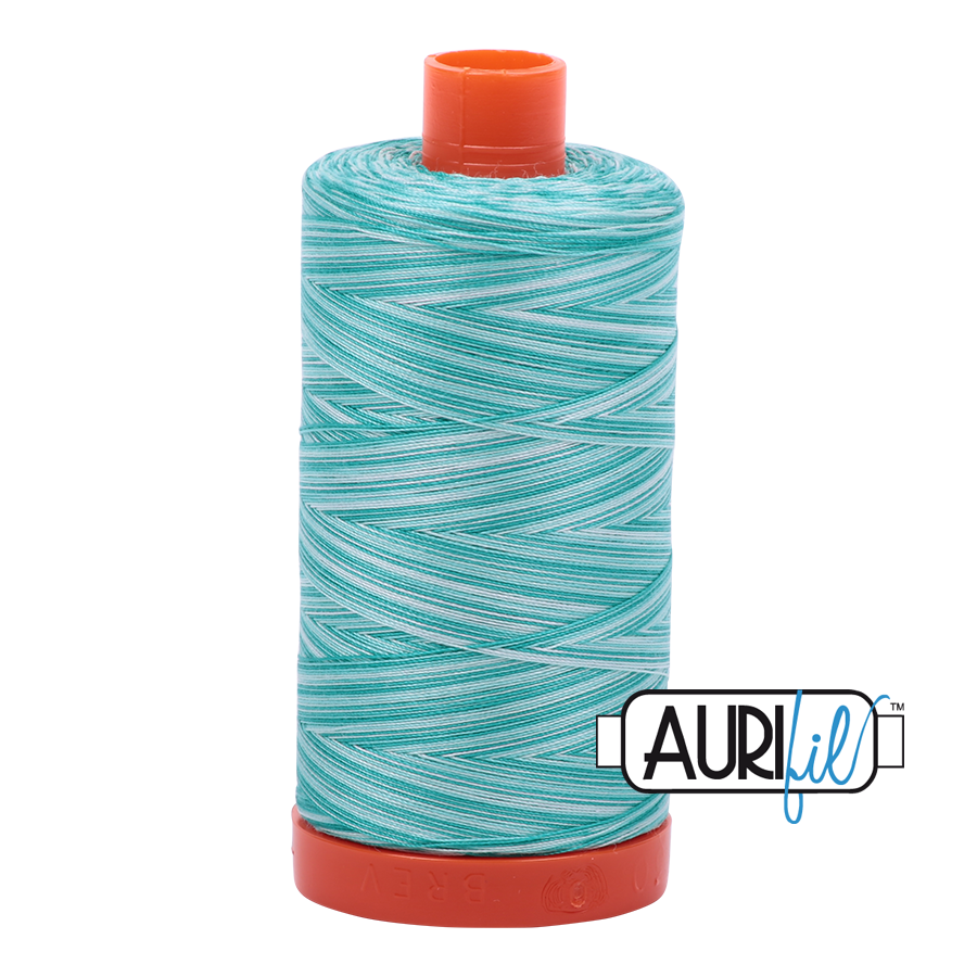 Aurifil 50wt 4654 Turquoise Foam 100% puuvilla -ompelulanka