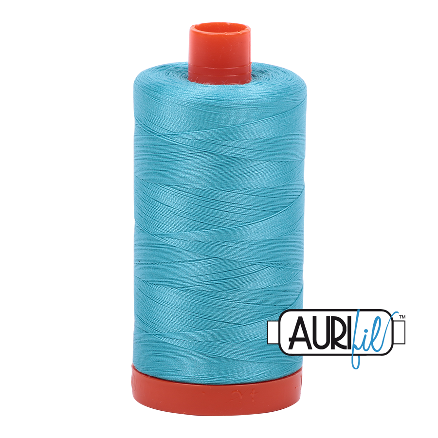 Aurifil 50wt 5005 Bright Turquoise 100% puuvilla -ompelulanka