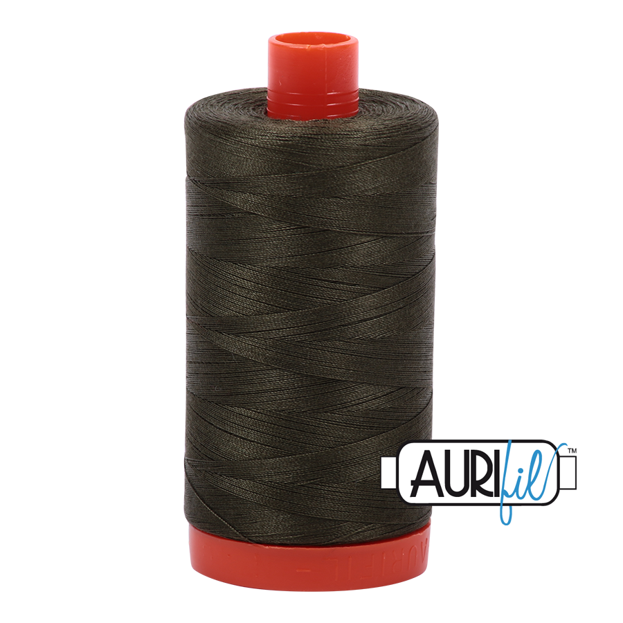 Aurifil 50wt 5012 Dark Green 100% puuvilla -ompelulanka