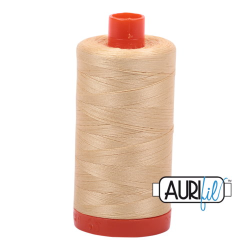 Aurifil 50wt 6001 Light Caramel 100% bomullssytråd