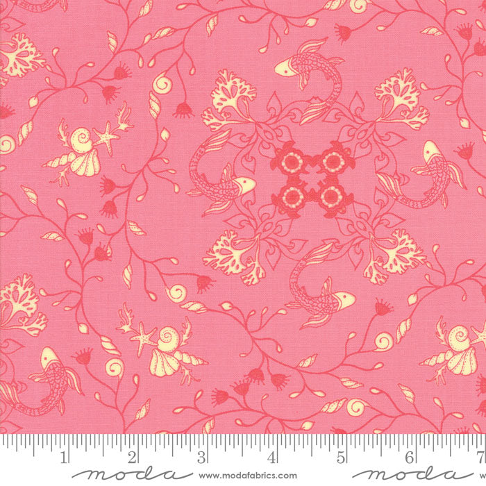 Franny&Jane - Manderley 47503 22 Coral Pink puuvillakangas