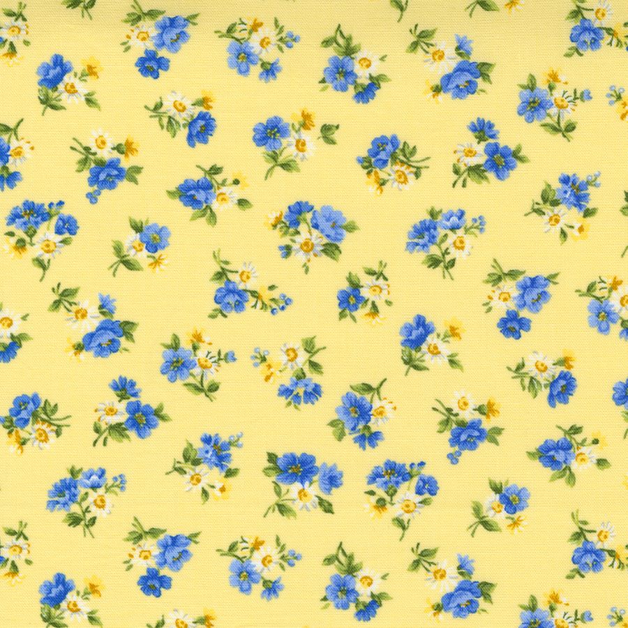 Moda, Summer Breeze Yellow 33613 13 puuvillakangas