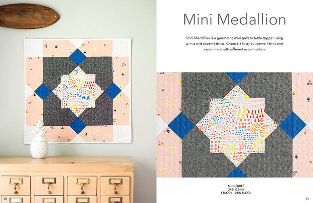 Modern Quilts Block by Block: 12 Modern Quilt Projects - English