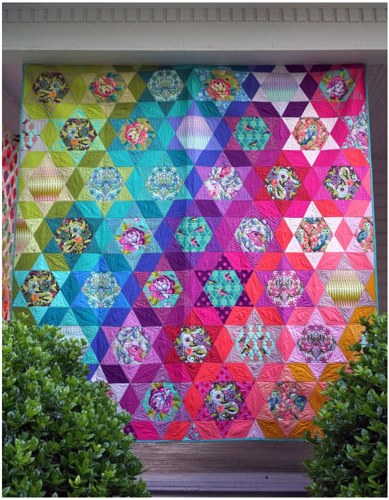 Tula Pink - Moonbow Quilt tilkkutyöohje, FreeSpirit, ILMAINEN