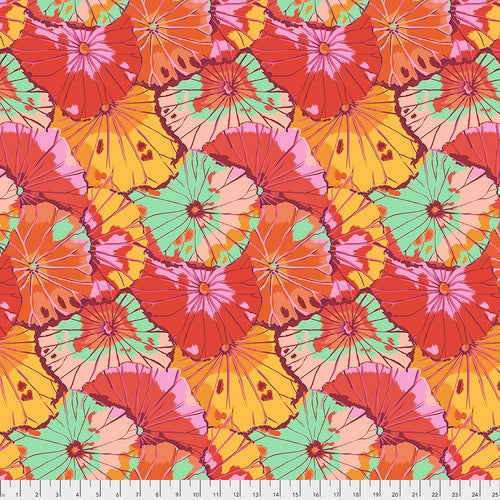 Kaffe Fassett, Lotus Leaf Citrus PWGP029CITRUS puuvillakangas