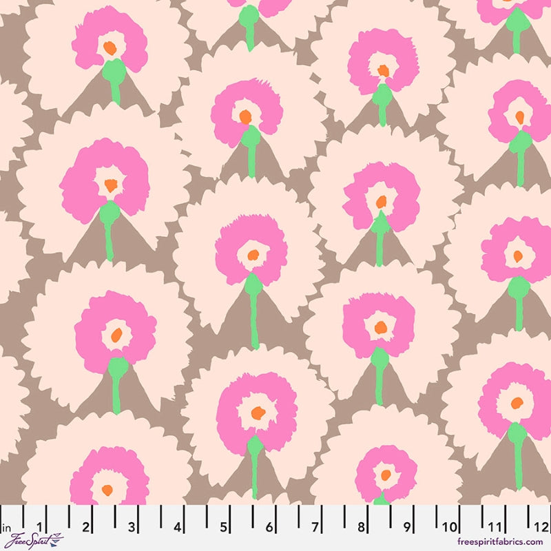 Kaffe Fassett, Spring 2022 Regal Fans - Pastel PWGP188.PASTEL puuvillakangas
