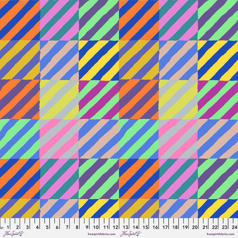 Kaffe Fassett, Spring 2022 Regimental Ties - Multi PWGP189.MULTI puuvillakangas