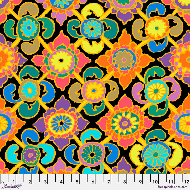 Kaffe Fassett, Spring 2023 Tudor, Multi PWGP195.MULTI puuvillakangas