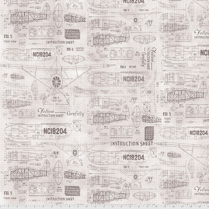 Tim Holtz, Monochrome PWTH174PARCHMENT puuvillakangas