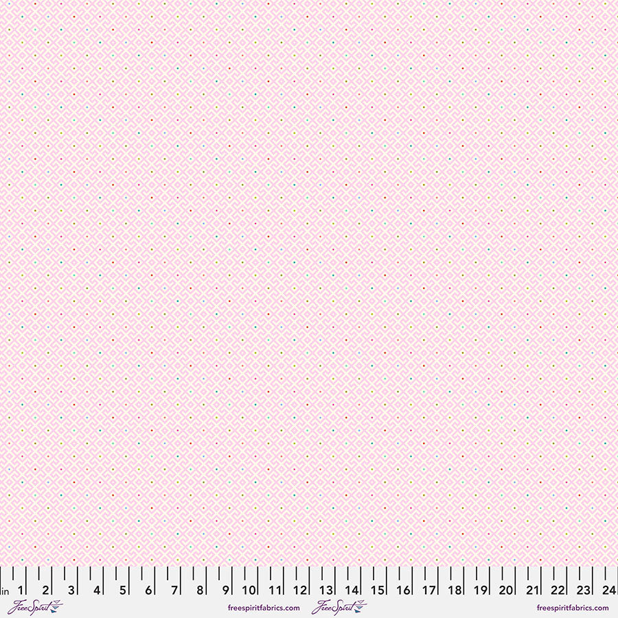 Tula Pink, Moon Garden - Baby Geo - Dawn PWTP053.DAWN puuvillakangas