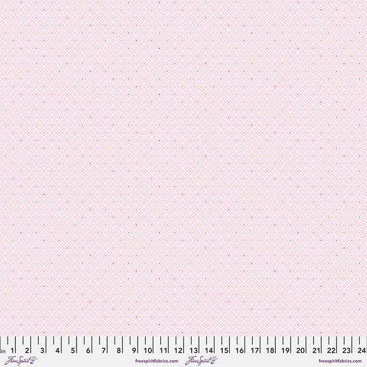 Tula Pink, Moon Garden - Baby Geo - Dawn PWTP053.DAWN puuvillakangas