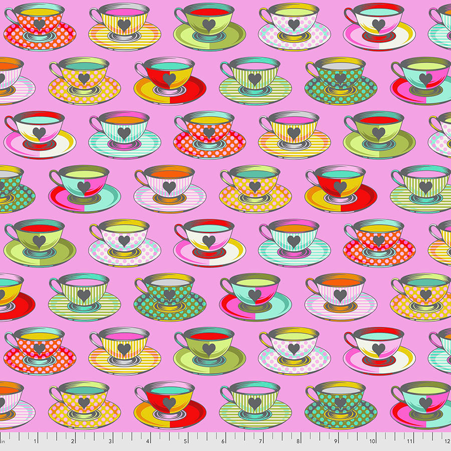 Tula Pink, CuriouserCuriouser, Tea Time PWTP163WONDER puuvillakangas