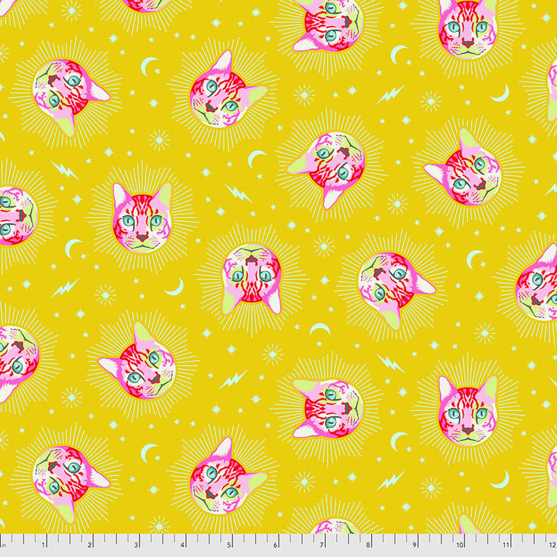 Tula Pink, CuriouserCuriouser, Chesire PWTP164WONDER puuvillakangas
