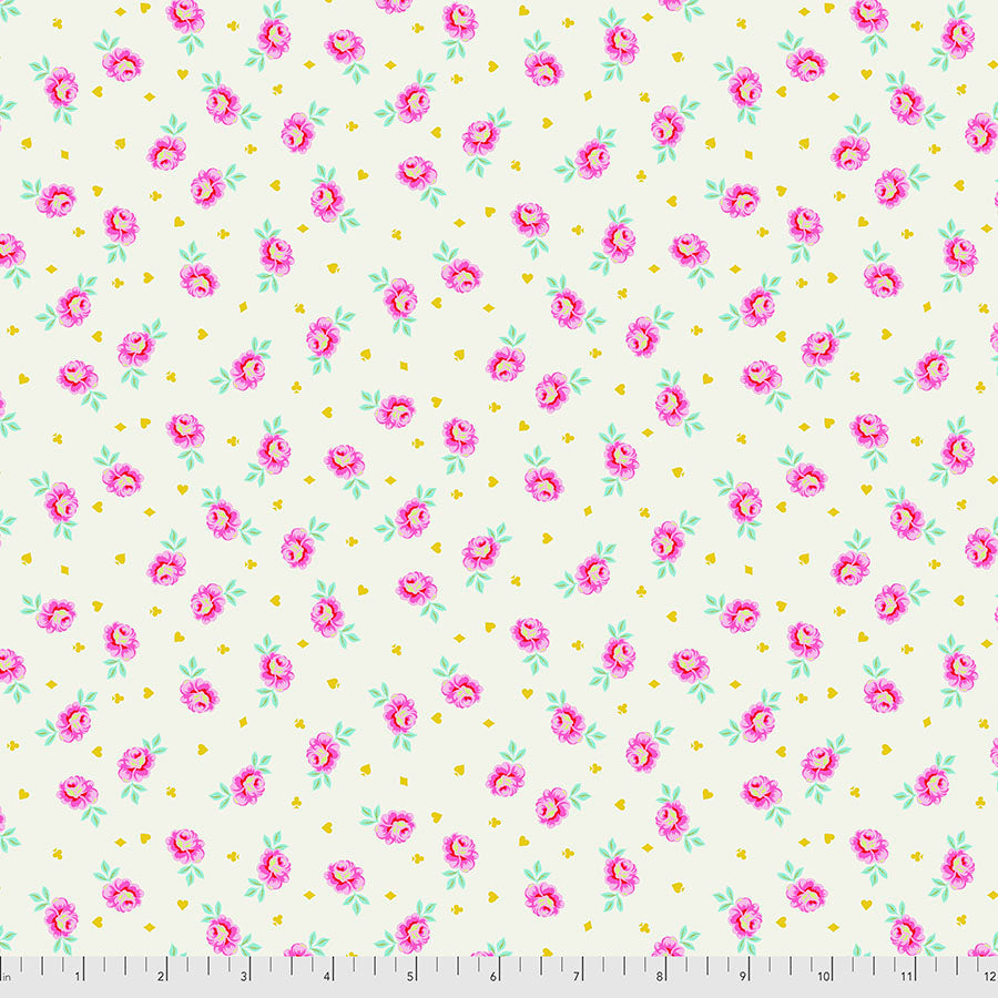 Tula Pink, CuriouserCuriouser, Baby Buds PWTP167SUGAR puuvillakangas