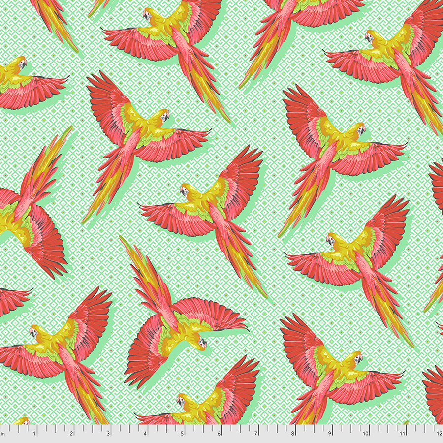 Tula Pink, Daydreamer, Macaw Ya Later Mango PWTP170.MANGO puuvillakangas