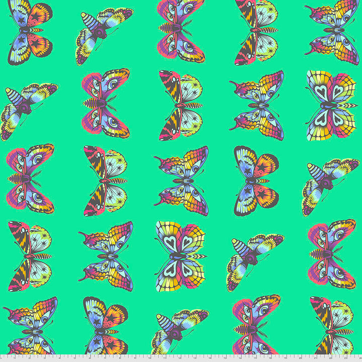 Tula Pink, Daydreamer, Butterfly Hugs Lagoon PWTP171.LAGOON puuvillakangas