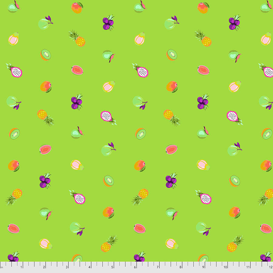 Tula Pink, Daydreamer, Forbidden Fruit Snacks Kivi PWTP175.KIVI puuvillakangas