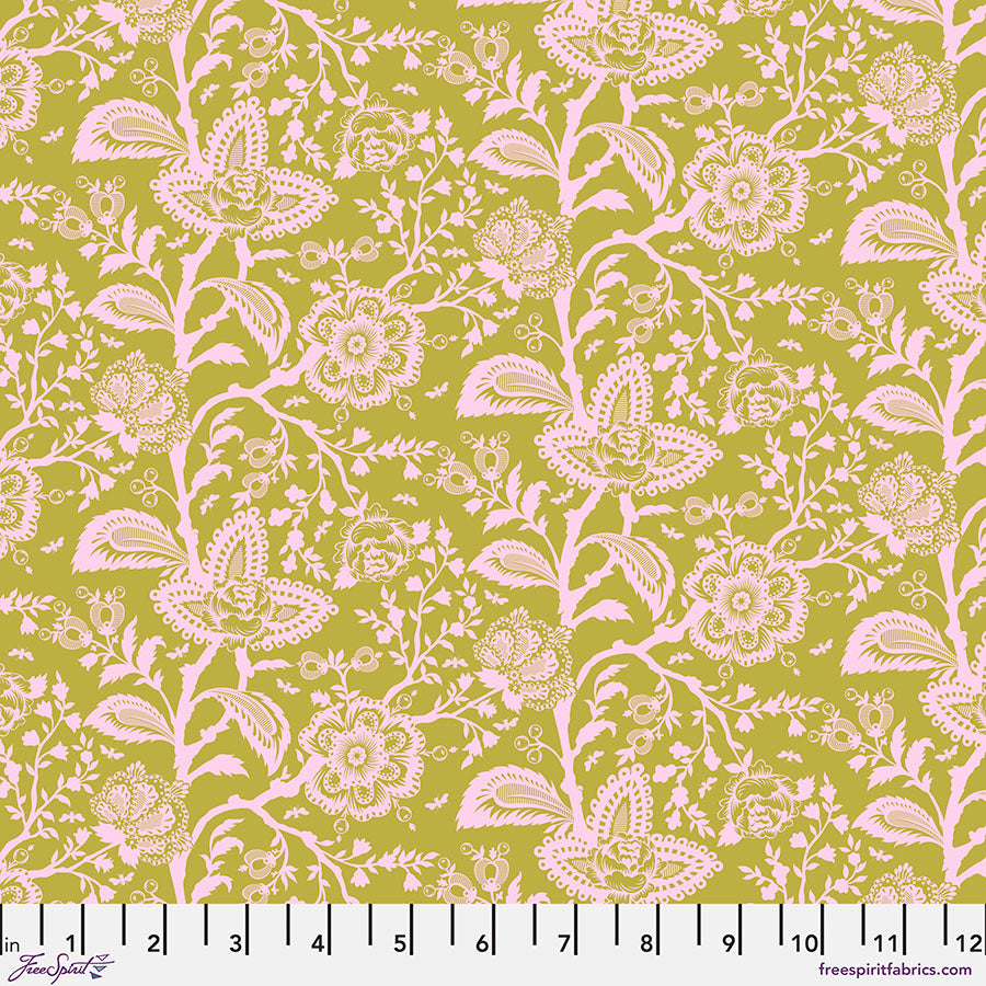 Tula Pink, Parisville (Deja Vu) - French Lace - Hazelnut PWTP193.HAZELNUT puuvillakangas