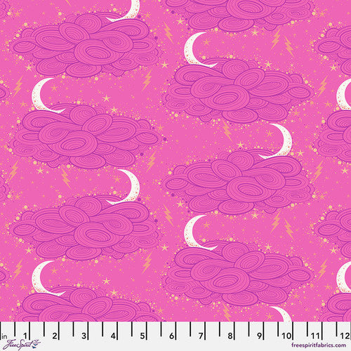 Tula Pink, Nightshade (Deja Vu) - Storm Clouds - Oleander PWTP208.OLEANDER puuvillakangas