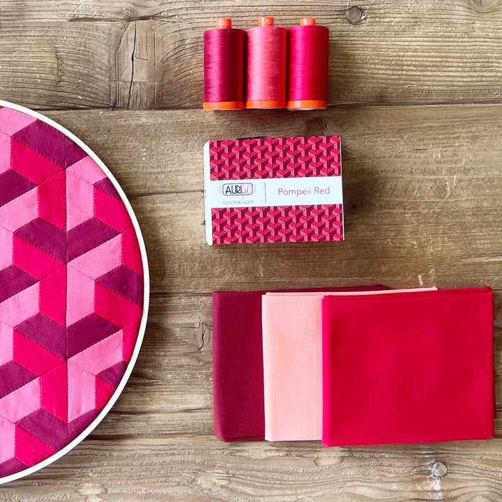 Aurifil Color Builder 50wt Pompeii Red ompelulankapaketti