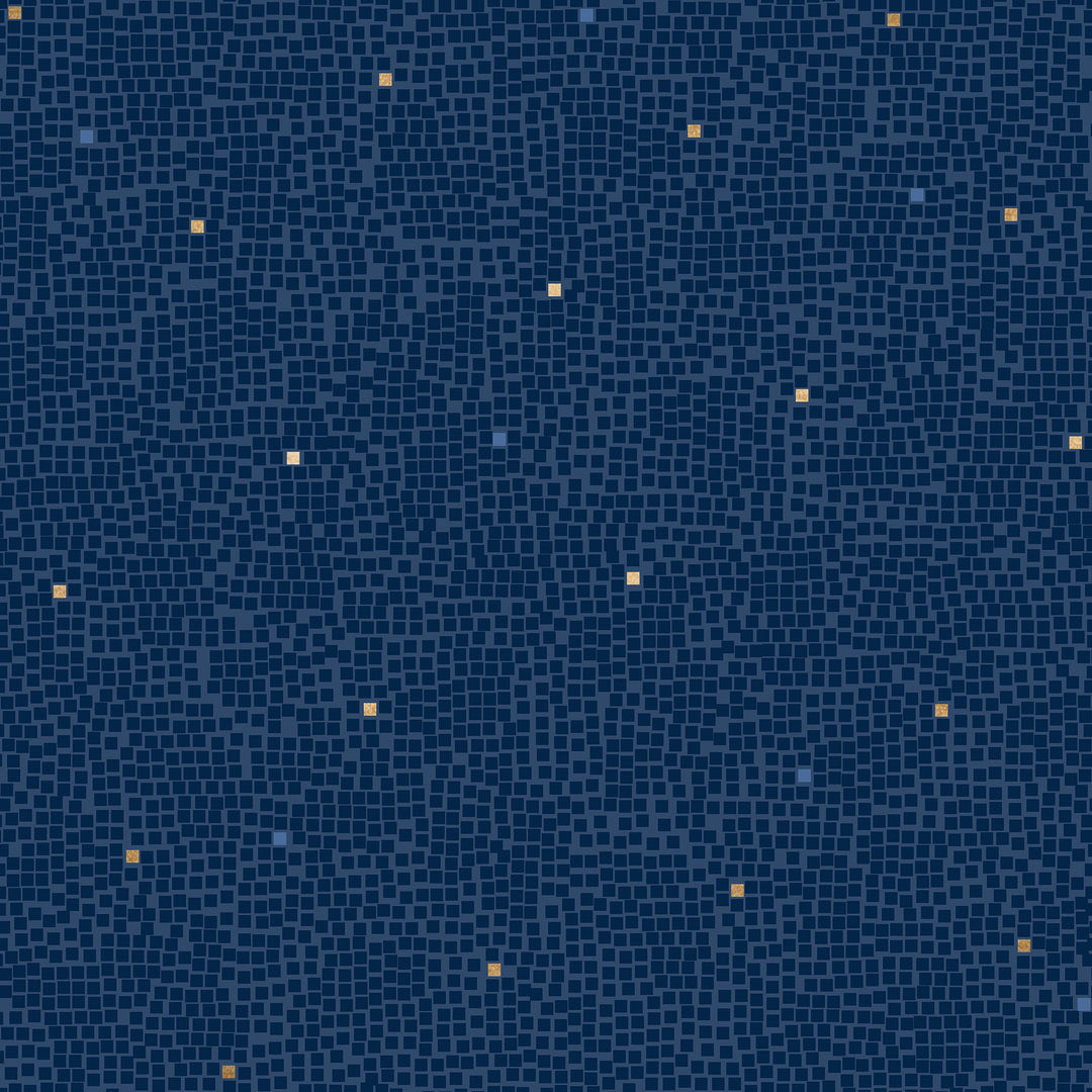 Ruby Star Society, Jolly Basics RS1046-18M Metallic Navy puuvillakangas