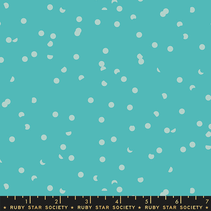 Ruby Star Society, Hole Punch Dot Turquoise RS3025-21 puuvillakangas