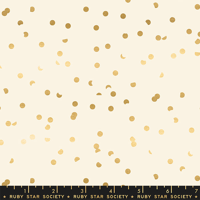 Ruby Star Society, Jolly Basics RS3025-38M Metallic Gold puuvillakangas