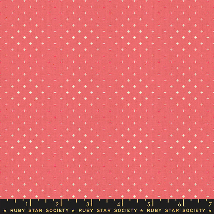 Ruby Star Society, Heirloom, Add It Up, Strawberry RS4005-44 valkaisematon puuvillakangas