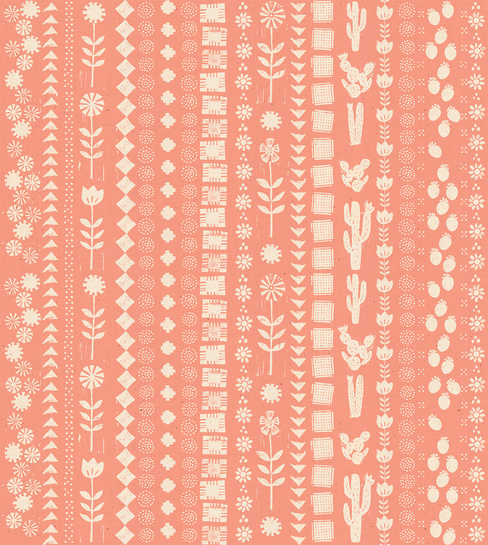 Ruby Star Society, Heirloom, Garden Rows Melon RS4023-12 valkaisematon puuvillakangas