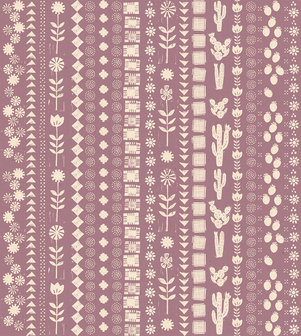 Ruby Star Society, Heirloom, Garden Rows Lilac RS4023-14 valkaisematon puuvillakangas
