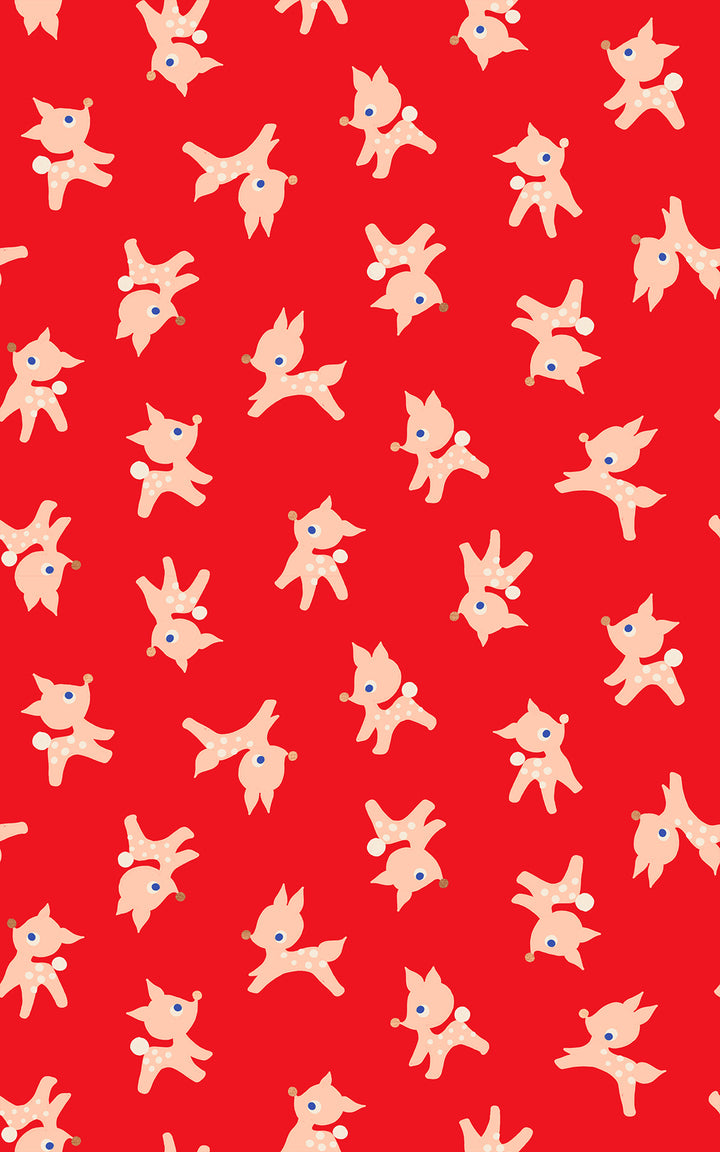 Ruby Star Society, Jolly Darlings - RS5085-13M Metallic Rubby puuvillakangas