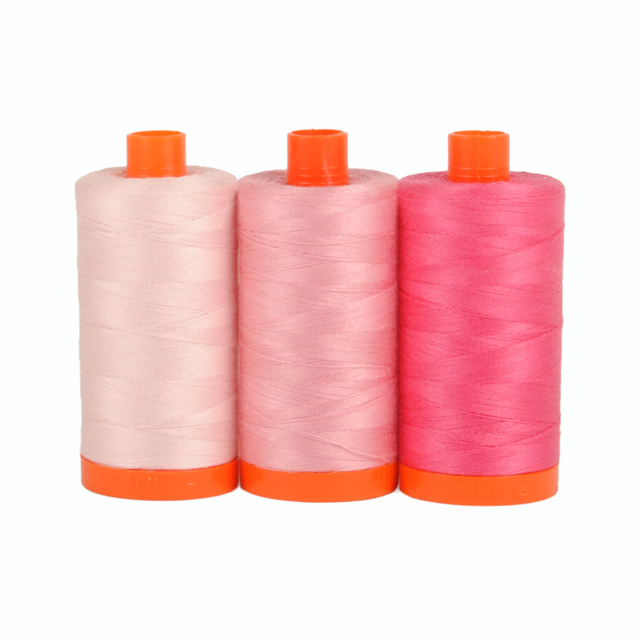 Aurifil Color Builder 50wt Sardinia Pink ompelulankapaketti