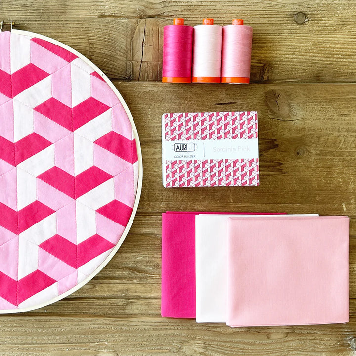 Aurifil Color Builder 50wt Sardinia Pink ompelulankapaketti