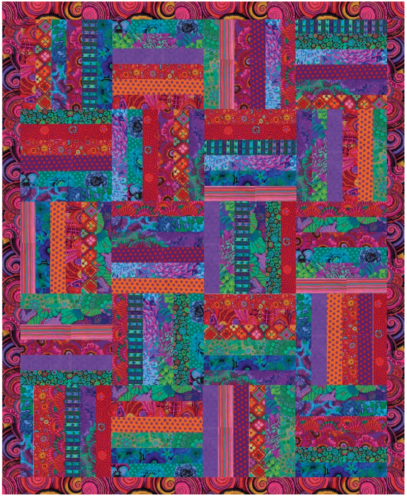 Stacked&Shelved Quilt - Kaffe Fassett tilkkutyöohje ILMAINEN