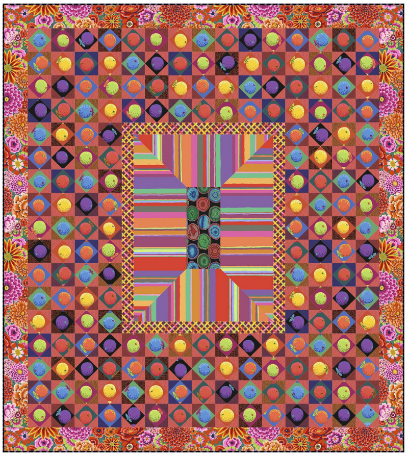 Sunset Boulevard Quilt - Kaffe Fassett tilkkutyöohje ILMAINEN