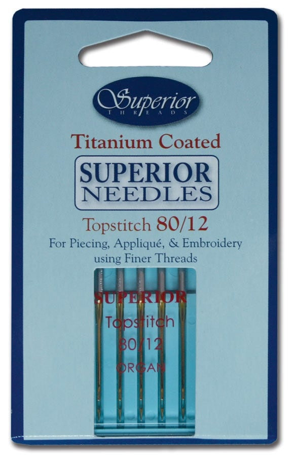 Superior Threads 1328012 Topstitch ompelukoneneula, 80/12