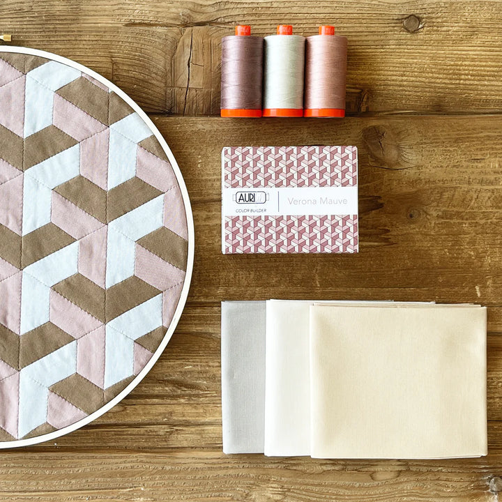 Aurifil Color Builder 50wt Verona Mauve ompelulankapaketti