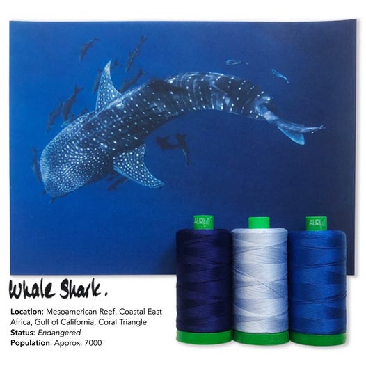 Aurifil Color Builders 2021 - Valashai ompelulankapaketti