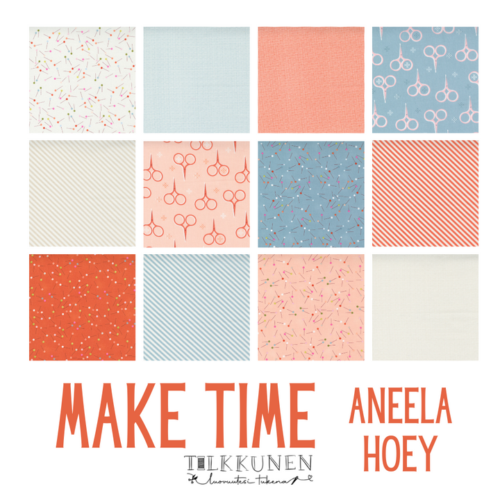 Aneela Hoey - Make Time cotton fabric bundle