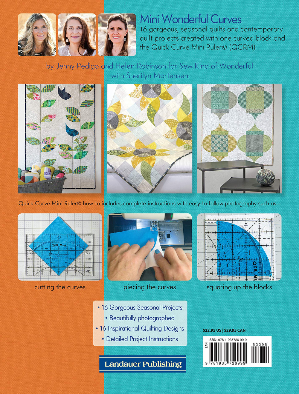 Mini Wonderful Curves: 16 Seasonal Quilt Projects Using the QCR Mini Patterns for Wall Hangings Runners, & Quilts