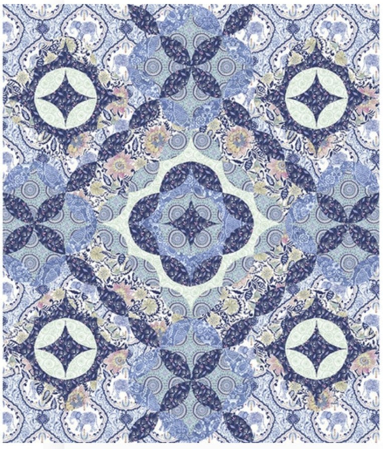 Moroccan Flowers Free Quilt Pattern