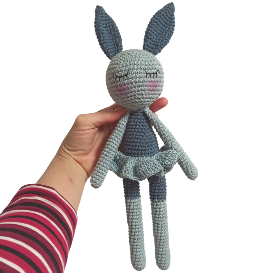 Sininen Pupu, amigurumi-lelu