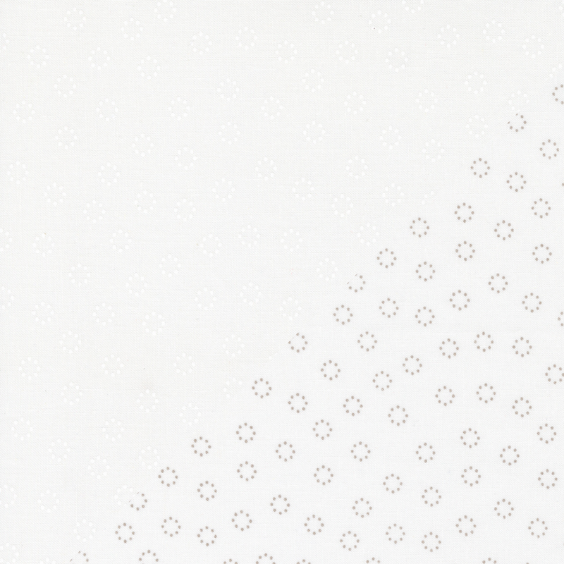 Sherri&Chelsi - Simply Delightful - Off White&White Daisy Dot 37644-31 puuvillakangas
