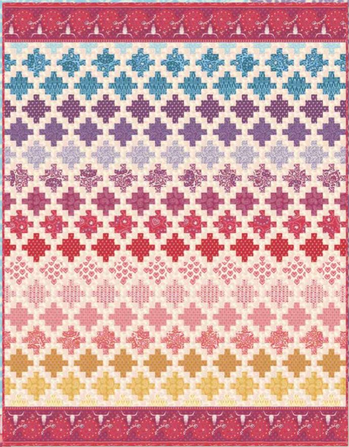 Spellbound patchwork mönster GRATIS