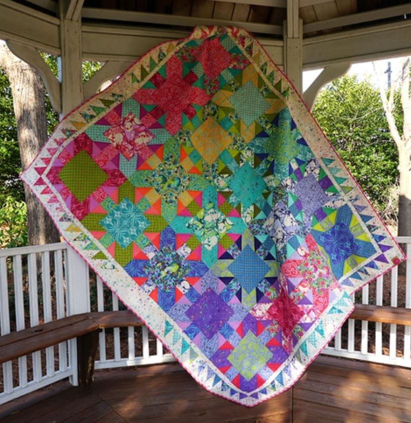 Starbust Free Quilt Pattern