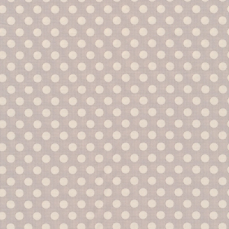 Tilda Medium Dots - 130008 Light Grey puuvillakangas
