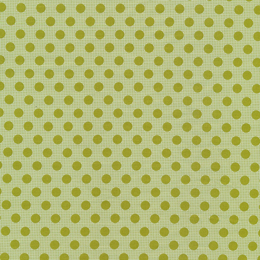 Tilda Medium Dots - 130011 Green puuvillakangas