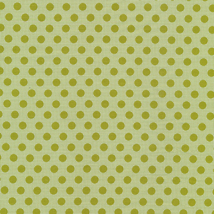 Tilda Medium Dots - 130011 Green puuvillakangas