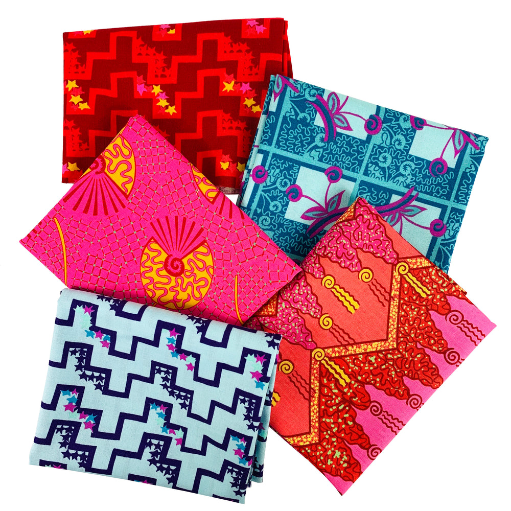 Zandra Rhodes, Lace Mountain puuvillakangas nippu